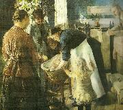 Christian Krohg i baljen Spain oil painting artist